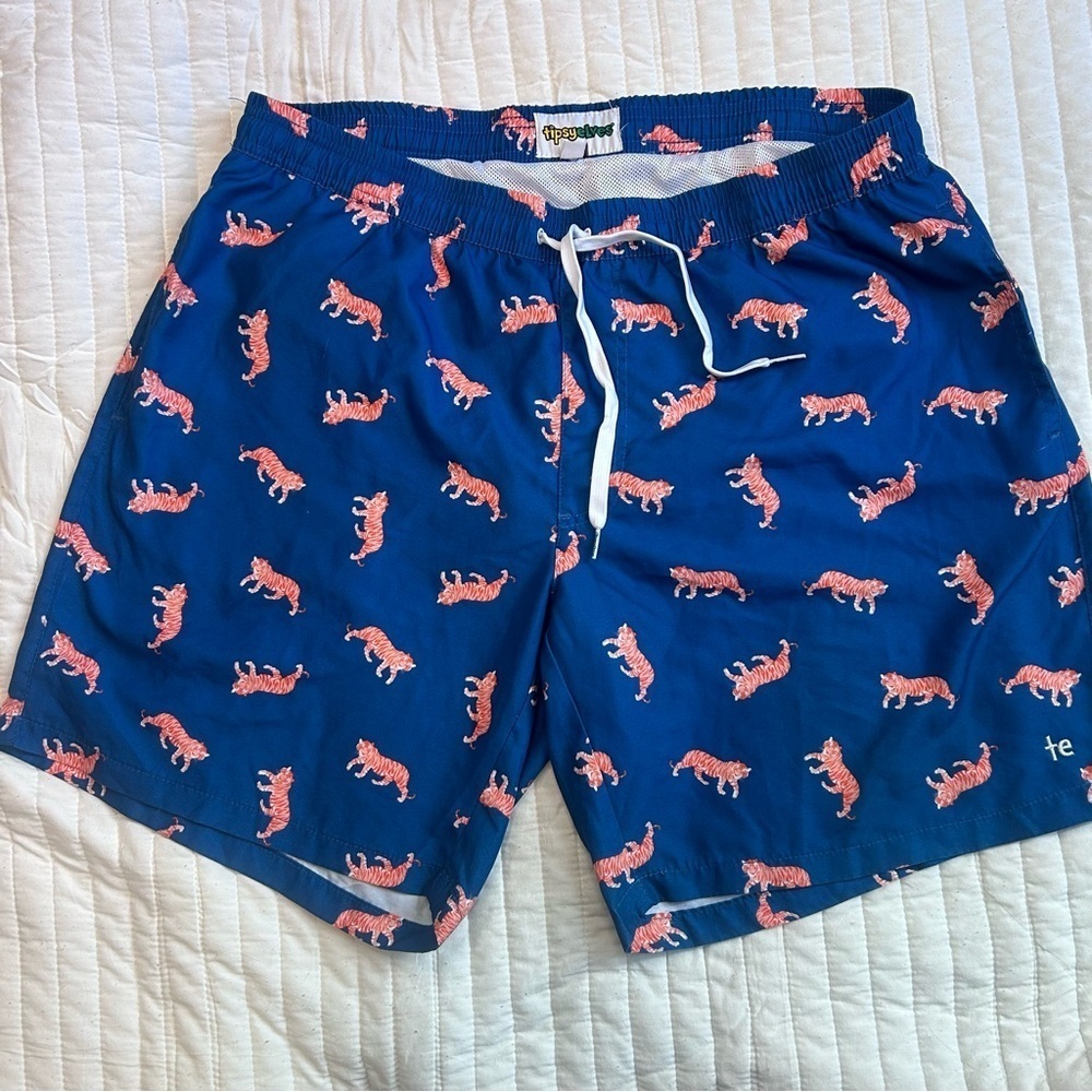 TIPSY ELVES Swim trunks. Tiger. XXL